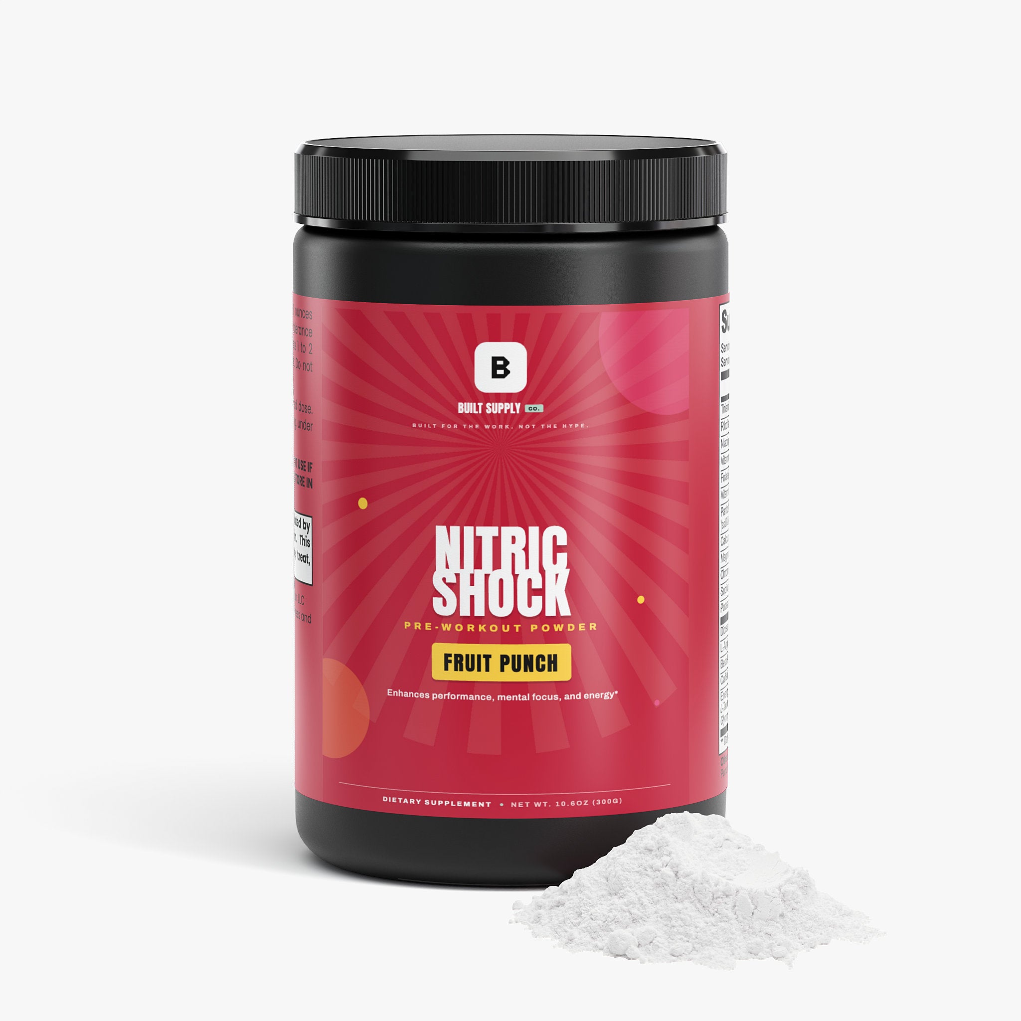 Nitric Shock Pre-Workout Powder (Fruit Punch)
