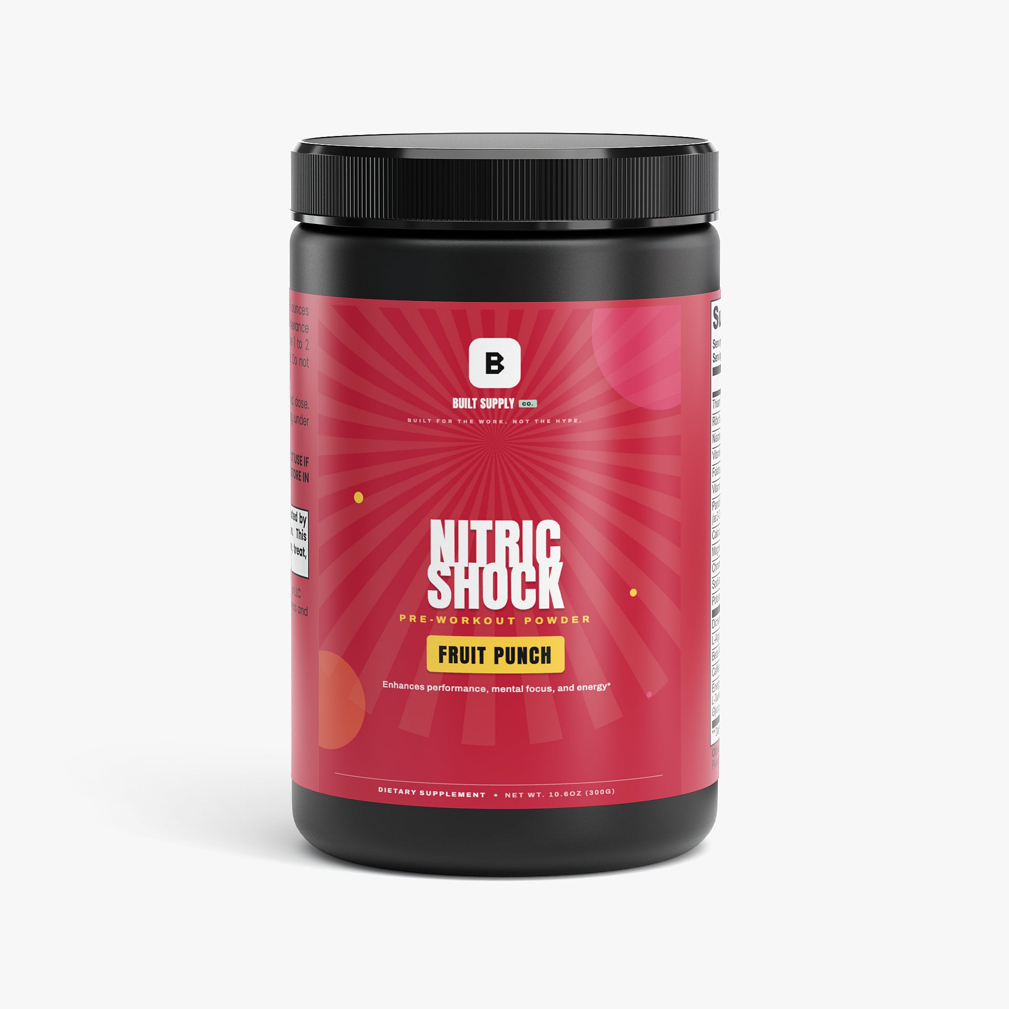 Nitric Shock Pre-Workout Powder (Fruit Punch)