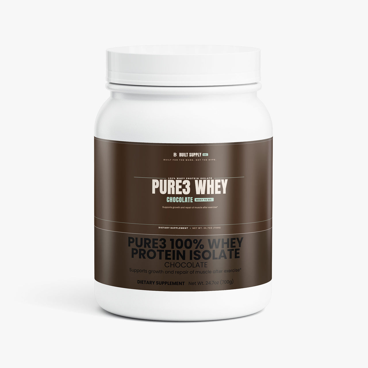 Pure3 100% Whey Protein Isolate (Chocolate)