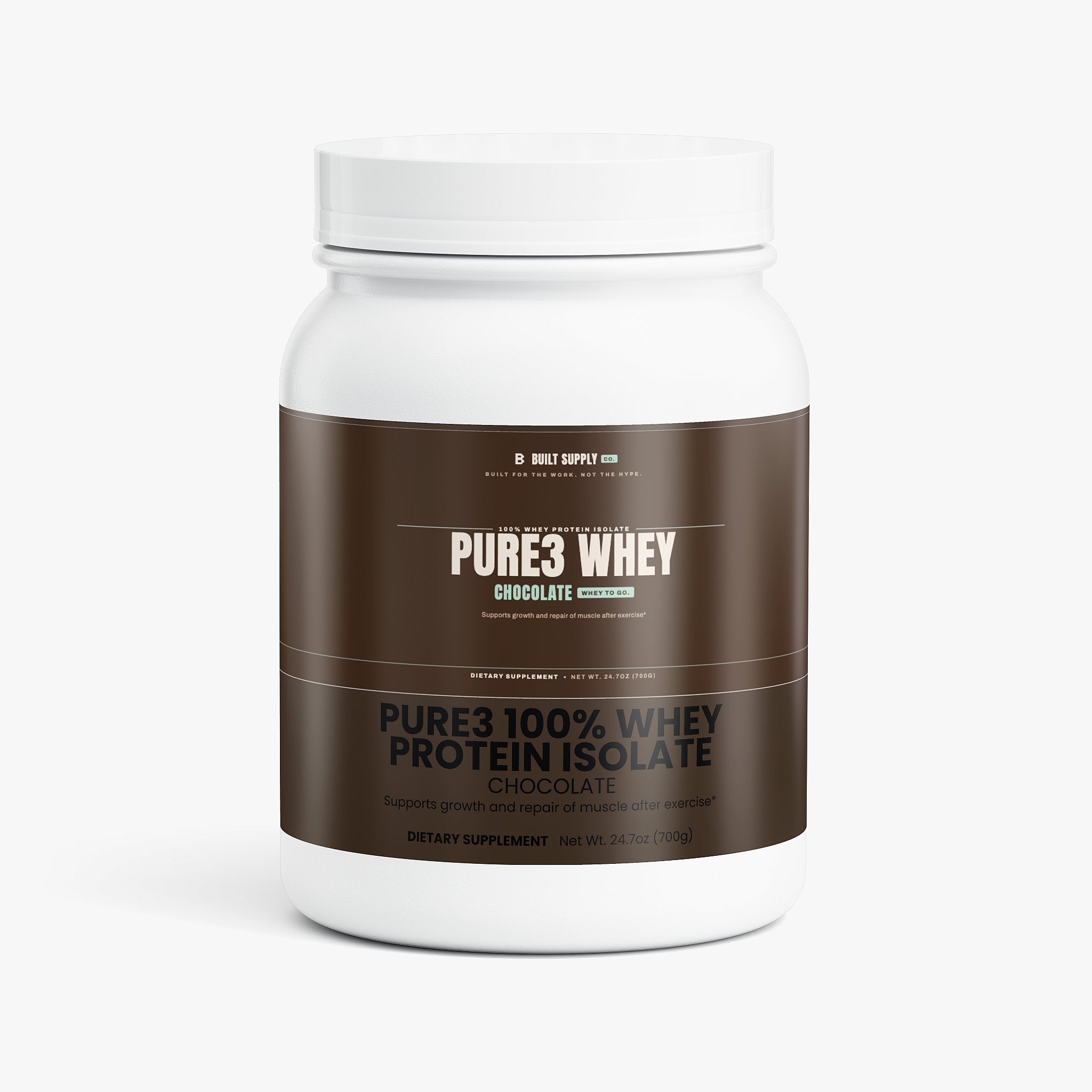 Pure3 100% Whey Protein Isolate (Chocolate)