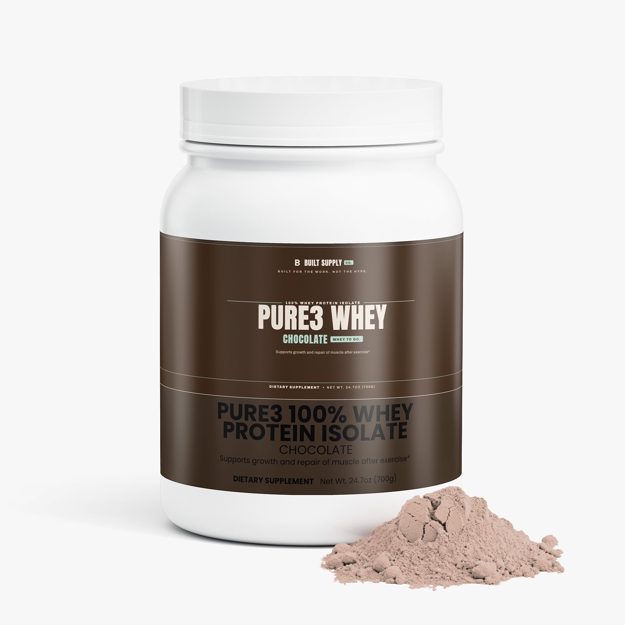 Pure3 100% Whey Protein Isolate (Chocolate)