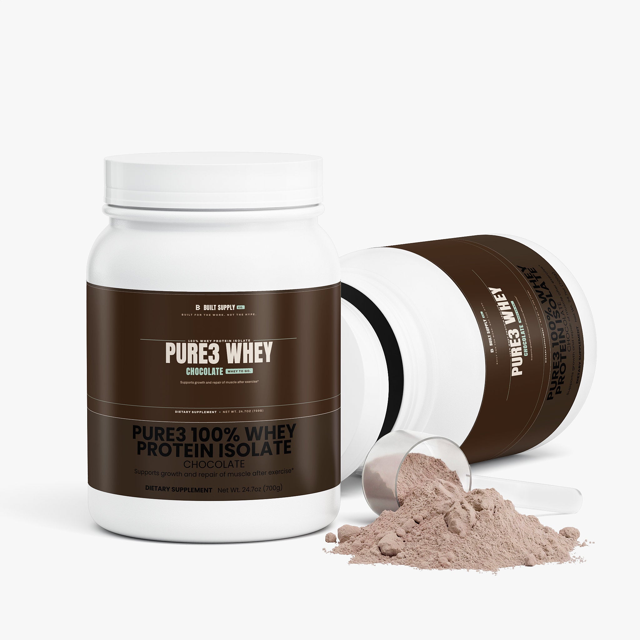 Pure3 100% Whey Protein Isolate (Chocolate)
